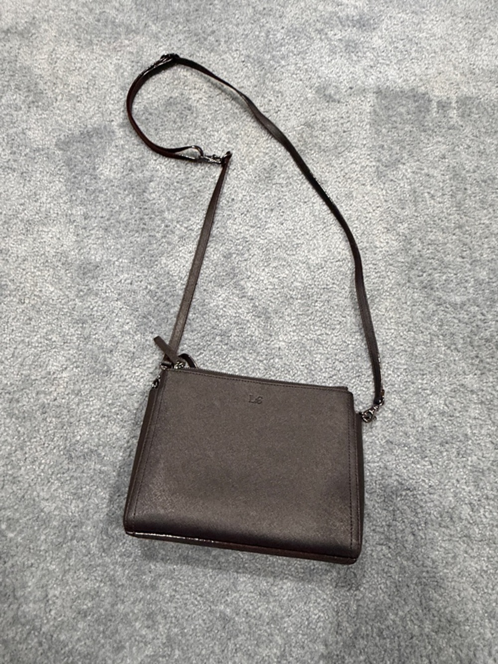 Lo & Sons Pearl Convertible Crossbody Bag -  Saffiano Leather